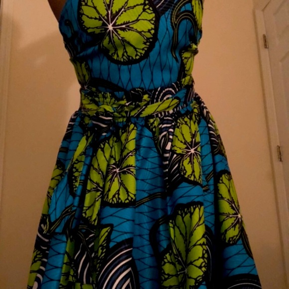 Crop top Scarf & Maxi Skirt Set (African print/ Ankara) - Picture 5 of 11